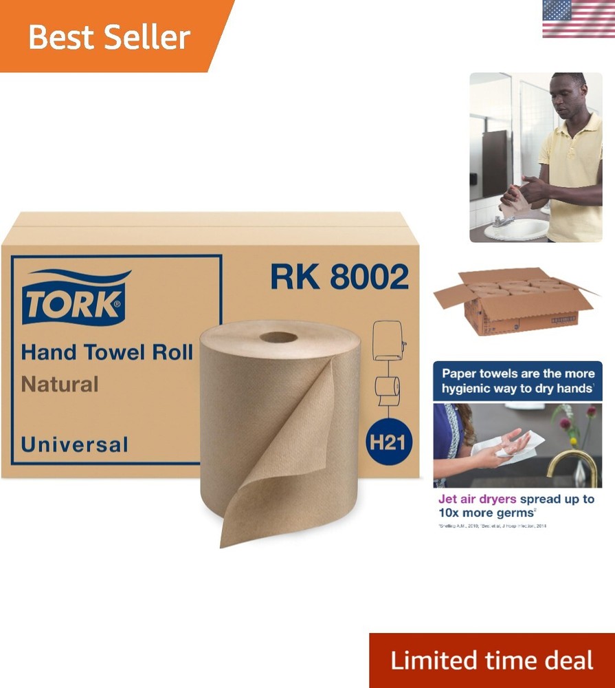Eco-Friendly 800 Ft Recycled Paper Towel Roll Absorbent Hand Towels