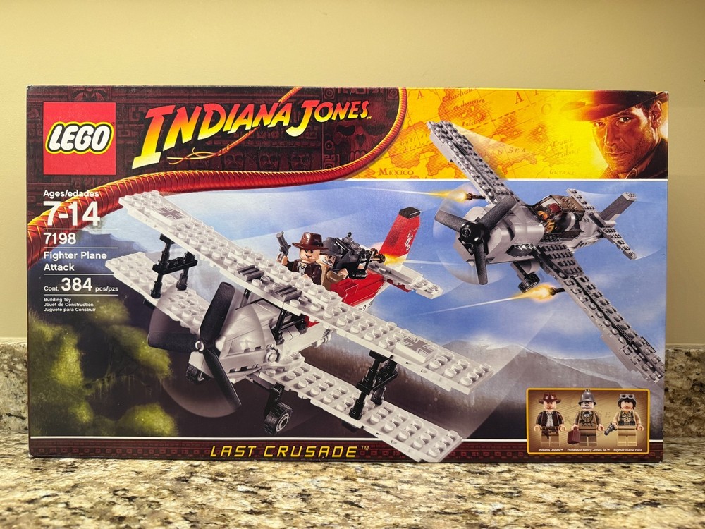 LEGO Indiana Jones: Fighter Plane Attack (7198) NEW SEALED IN BOX