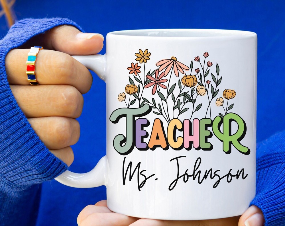 Personalized Teacher Gifts Teacher Appreciation Mug Teacher Custom Coffee Mug