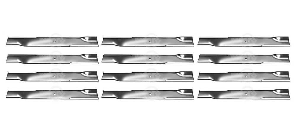 12 Pack High-Lift Lawn Mower Blades Compatible with Hustler 603995 783753 795526