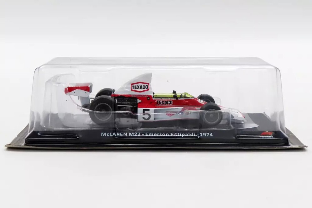Minicar 1/24 Mclaren M23 Emerson Fittipaldi 5 Red White Big Scale F1 Collection
