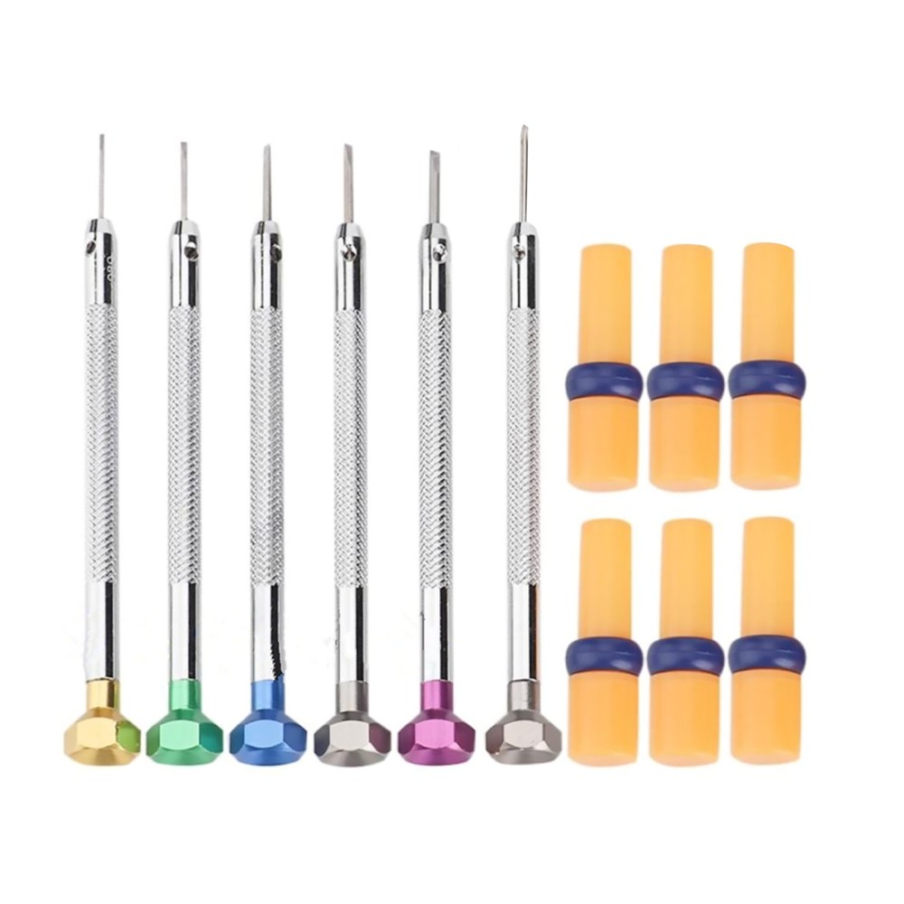 6-Piece Precision Steel Screwdriver Set for Watch and Jewelry Repair