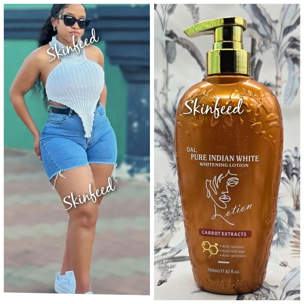 Pure indian White Whitening body lotion With Carrot Extracts 💯 %💪