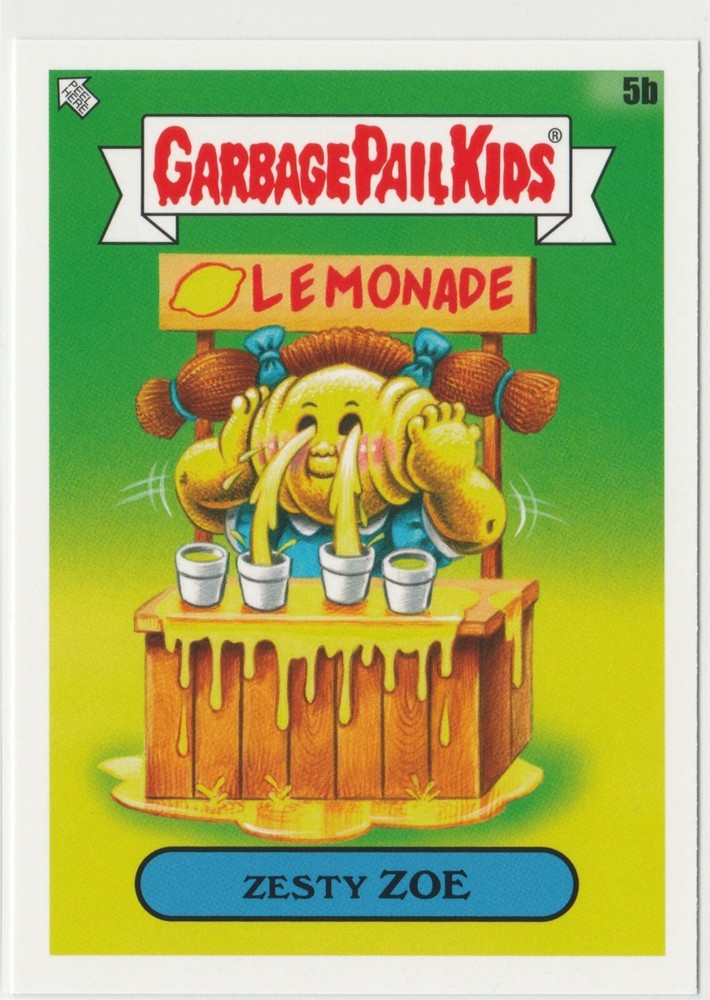 Zesty Zoe #5b Garbage Pail Kids GPK 2021 Food Fight Series Card
