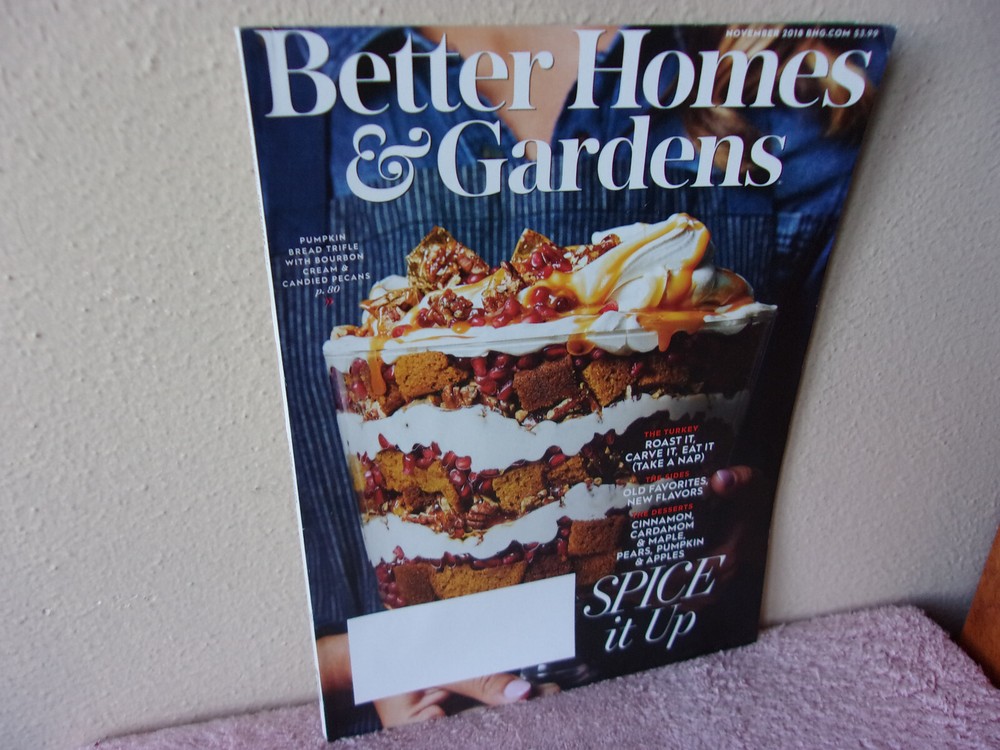 Better Homes & Gardens Magazine - Old Favorites New Flavors November 2018