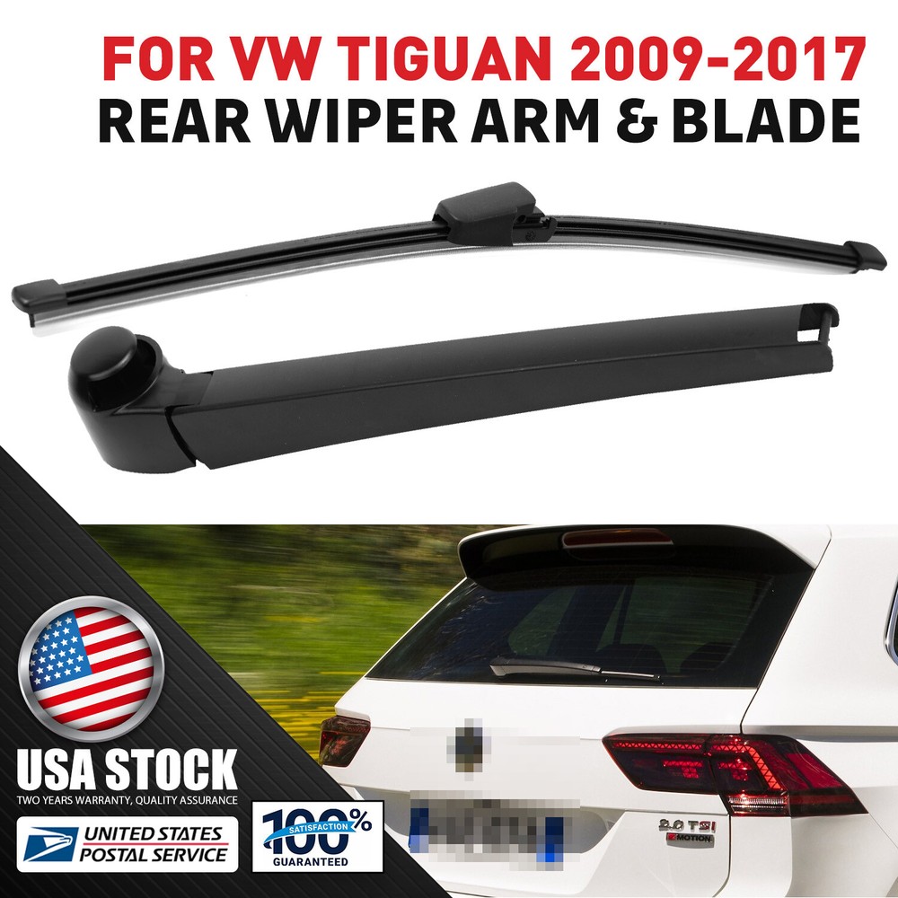 Volkswagen Tiguan 2009-2017 Rear Wiper Arm and Blade Kit OE 1T0-955-707-C