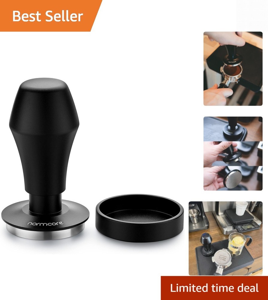 V4 Spring-Loaded Coffee Tamper - Perfect Pressure with Interchangeable Springs