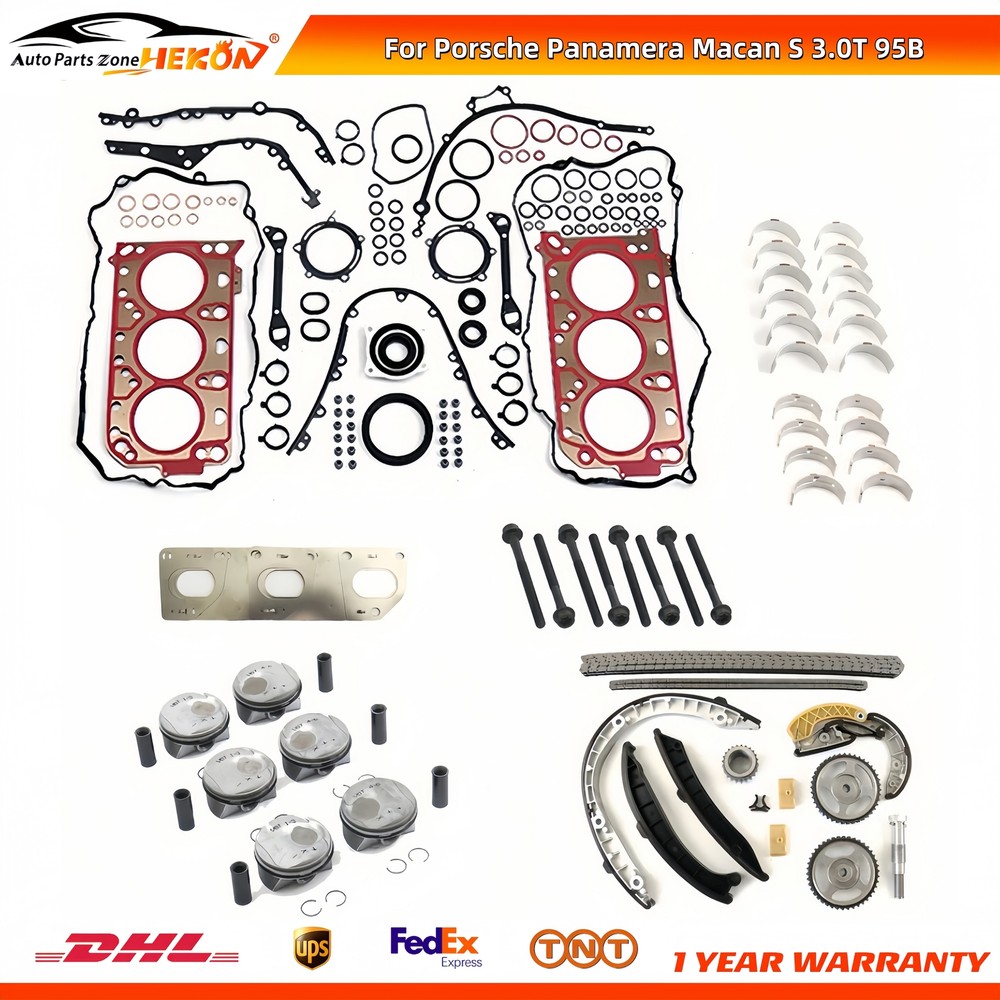 Porsche Panamera Macan S 3.0T 95B Head Gasket Seal Repair Piston Timing Kit