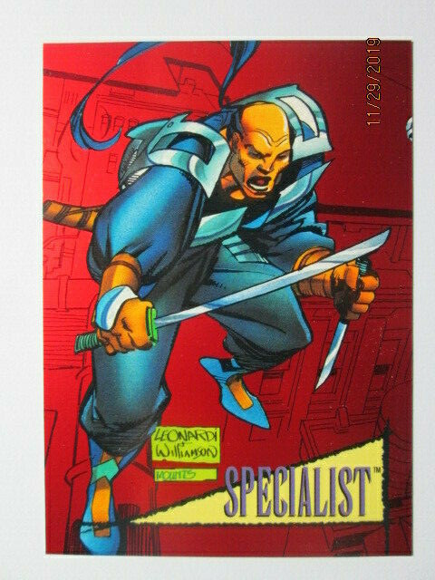 1993 MARVEL UNIVERSE IV - RED FOIL STAMPED CARD - # 7-2099  SPECIALIST