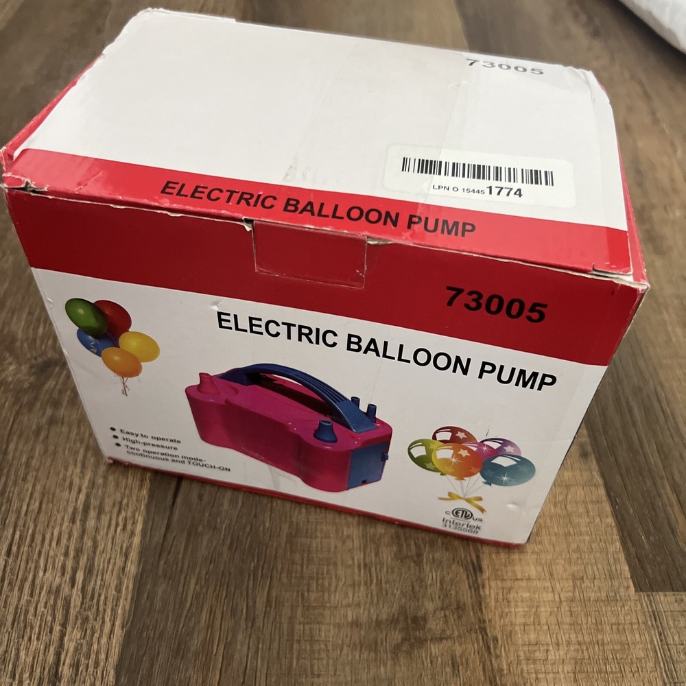 73005 Electric Air Balloon Pump 110V 600W portable dual nozzle party inflator