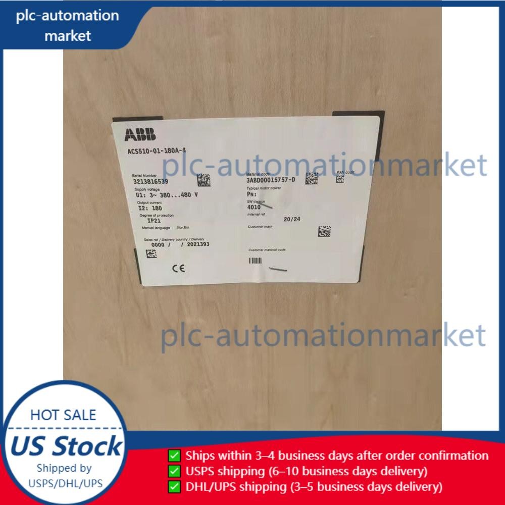 1PCS NEW ACS510-01-180A-4 ABB Frequency Converter ACS510-01-180A-4 No Keypad