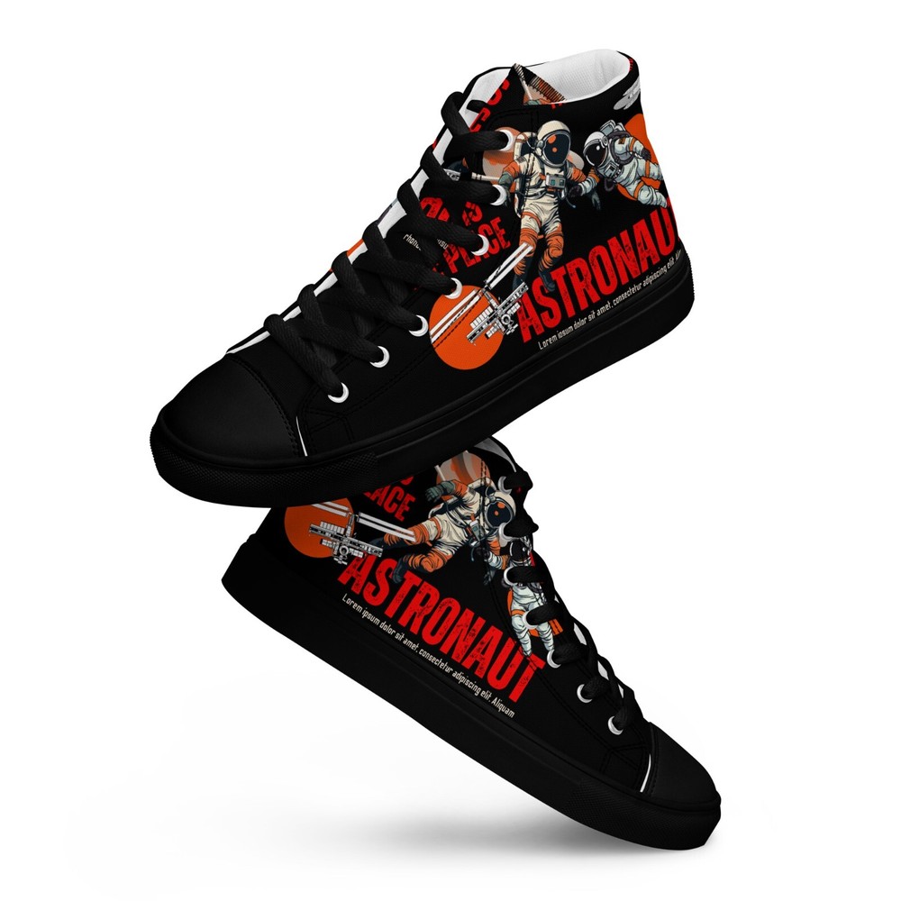 Shoes Men's UVelsi Modern High Top Classic Sneakers Red Astro Limited Edition