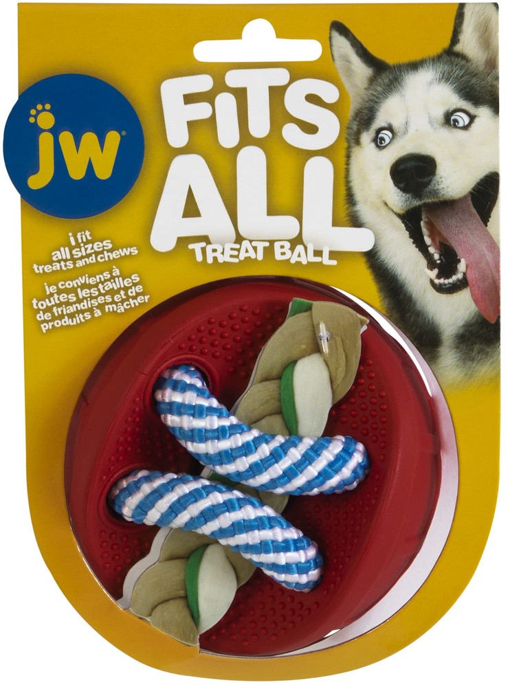 Pet FITS All Treat Ball Dog Toy, Red, 60638