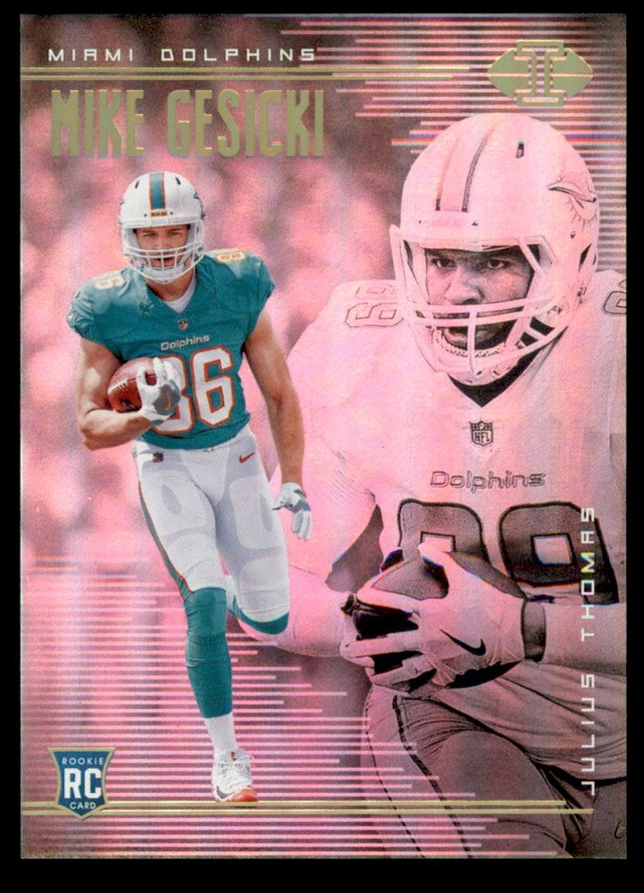 2018 Panini Illusions #30 Julius Thomas Mike Gesicki