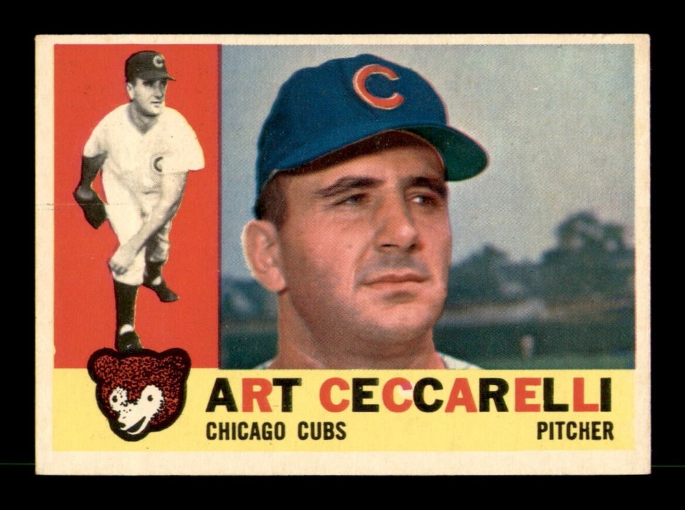 1960 Topps #156 Art Ceccarelli NM Baseball Card OBGcards