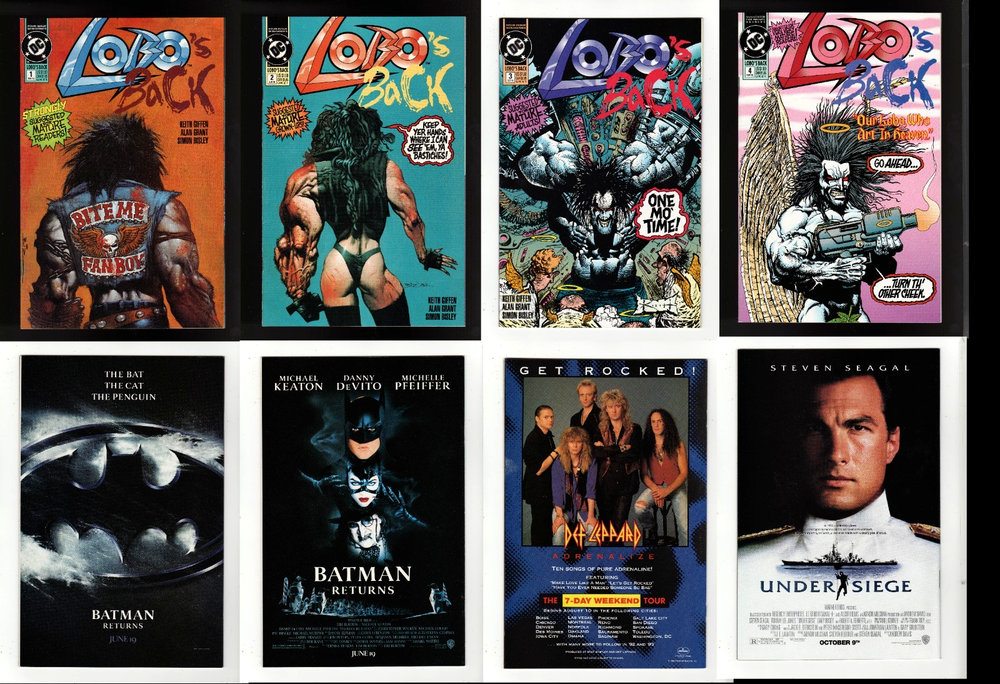 LOBO'S BACK #1-4 (9.6/9.8 NM+ AVG UNREAD) DC COMICS 1994 CGC EM/JAMES GUNN MOVIE