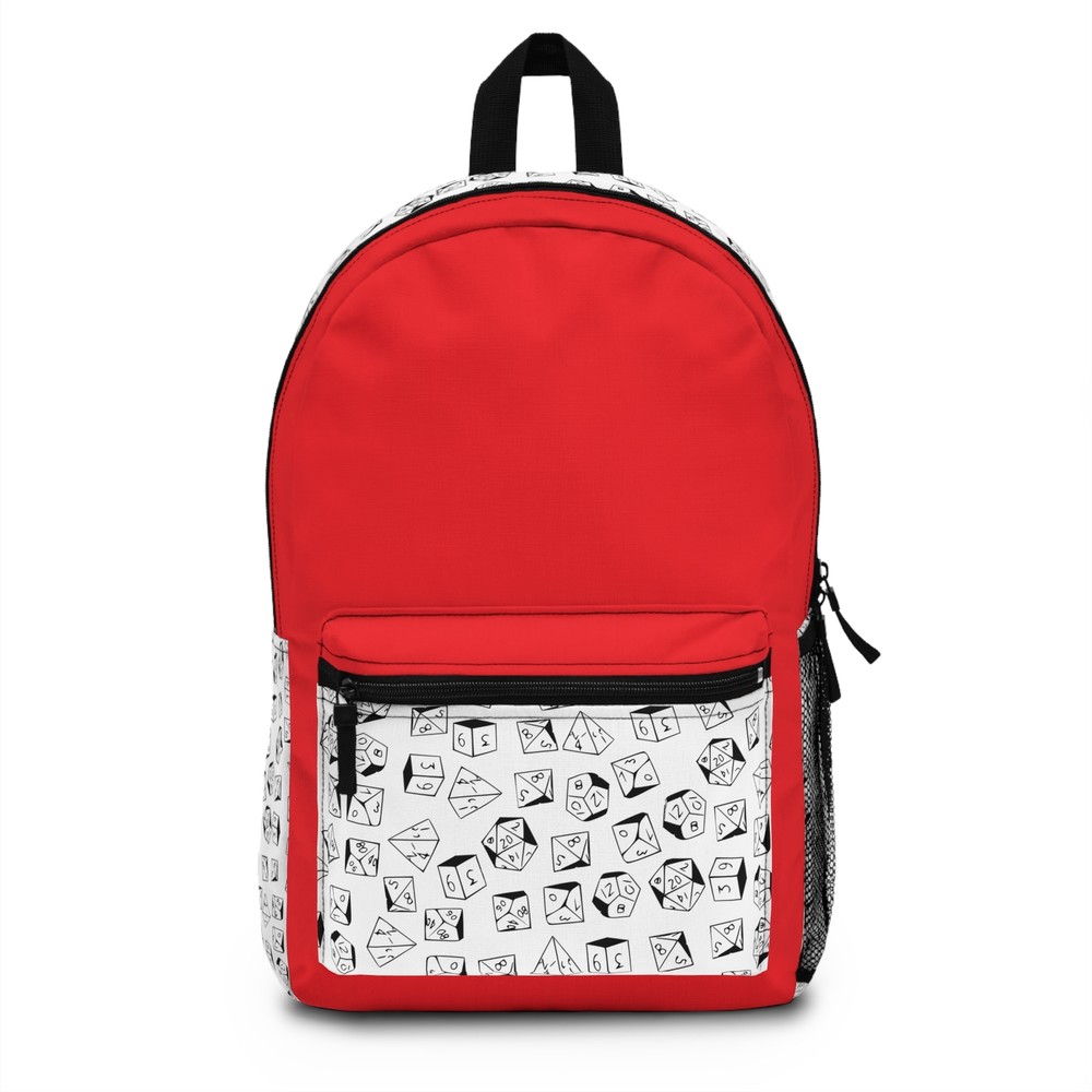 Backpack-Back to School Game Dice personalized backpack-image