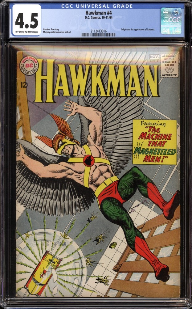 Hawkman #4 (DC Comics October-November 1964)