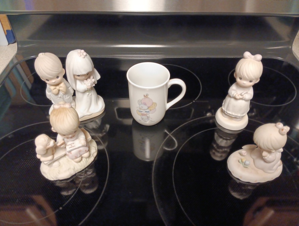 Vintage Precious Moments Johnathan and David 5-Piece Collection