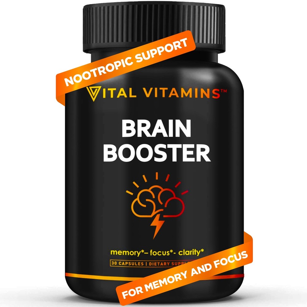 Brain Supplements for Memory and Focus - Nootropic Brain Support - Memory Cla...