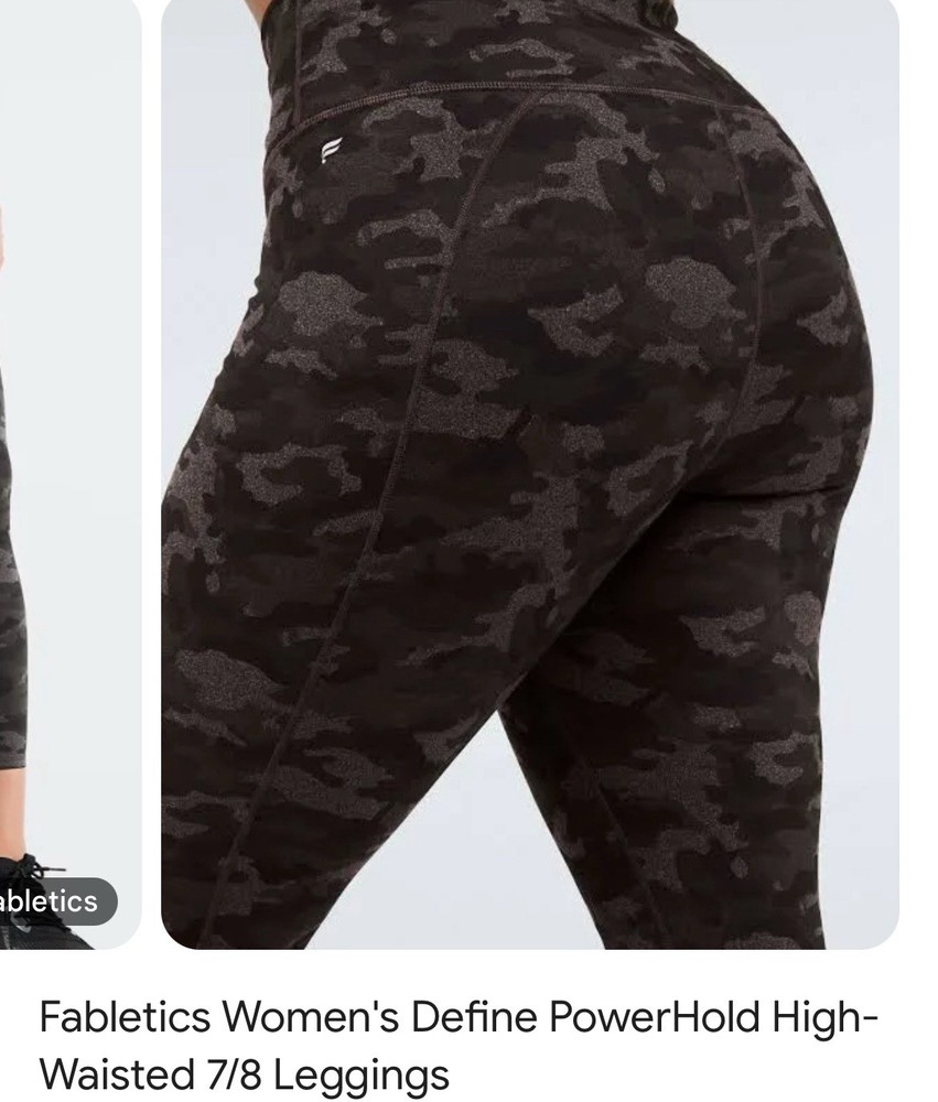 PowerHold High-Waisted 7/8 Legging by Fabletics - Size L