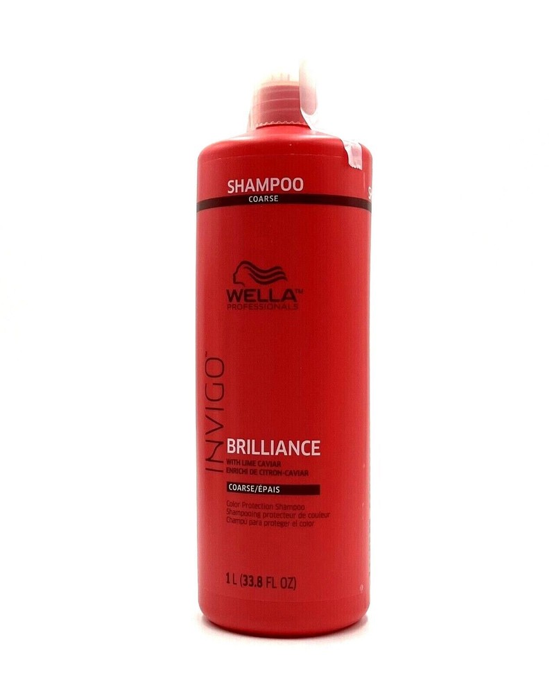 Wella Invigo Brilliance Color Protection Shampoo Coarse Hair 33.8 oz