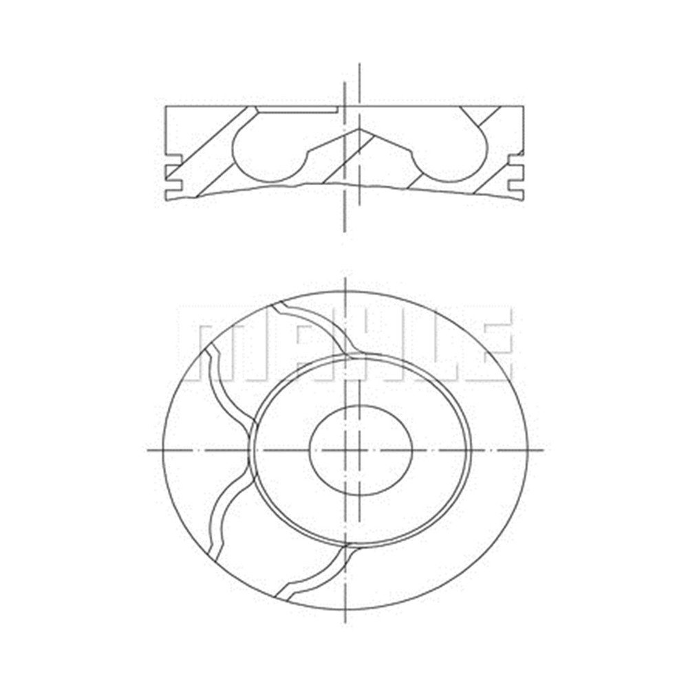 MAHLE 038 62 00 High-Performance Piston German Engineering