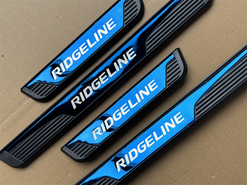 For Honda Ridgeline Car Accessories Door Sill Scuff Plate Protector Sticker Trim