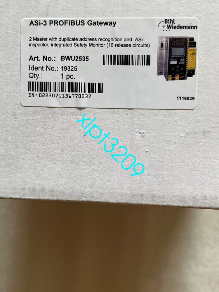 BWU2535 ASI-3 PROFIBUS communication module Brand New FedEx or DHL