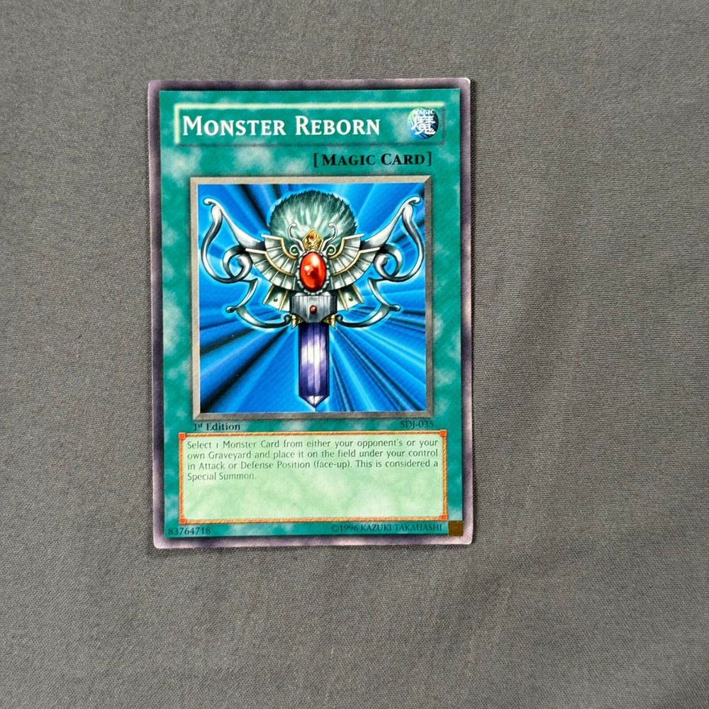 Monster Reborn SDJ-035 1st Edition Starter Deck Joey Magic Card