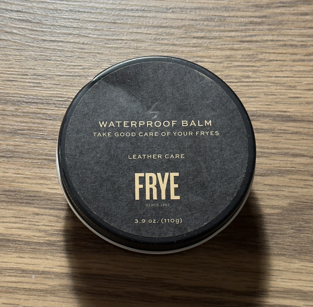 Frye Leather Care Waterproof Balm 3.9 Oz (Ding/Dented Can)