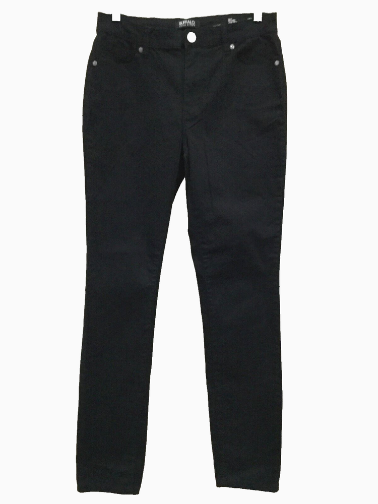 Buffalo David Bitton women size 8 / 29 HOPE Pants Jeans Black Stretch Skinny Leg