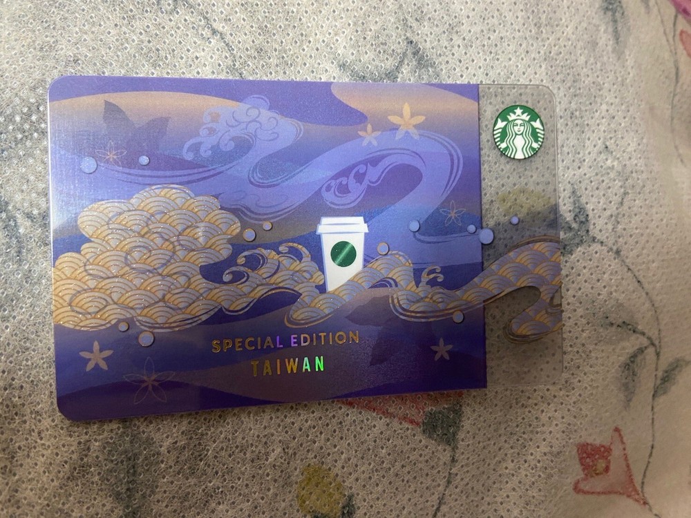 TAIWAN Starbucks gift card 2025 KaoHsiung TaiChung LongJing Store card