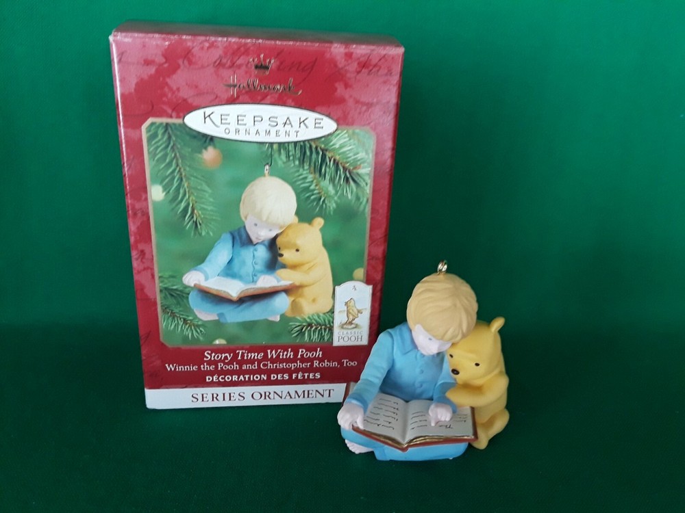 Hallmark 2000 Story Time With Pooh Christopher Robin 2nd Series Ornament