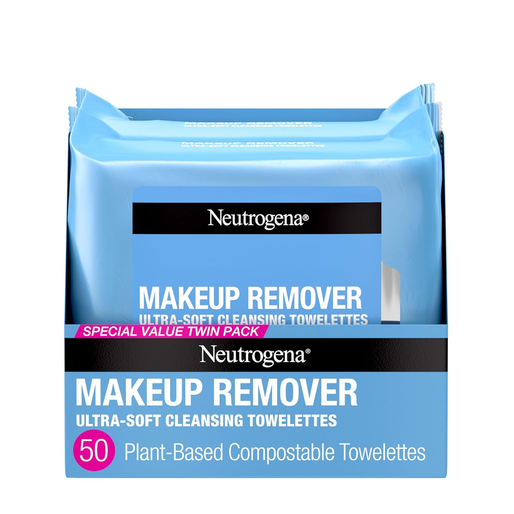 Gentle Daily Makeup Remover Wipes for Effective Facial Cleansing