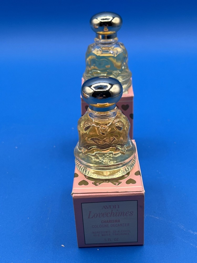 Vintage Avon Love Chimes Charisma Cologne 0.5 Fl Oz with Original Box