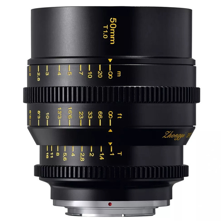 Zhongyi 20mm 35mm 50mm T1.0 APS-C Large Aperture Cine Lens Canon Nikon Fuji Sony
