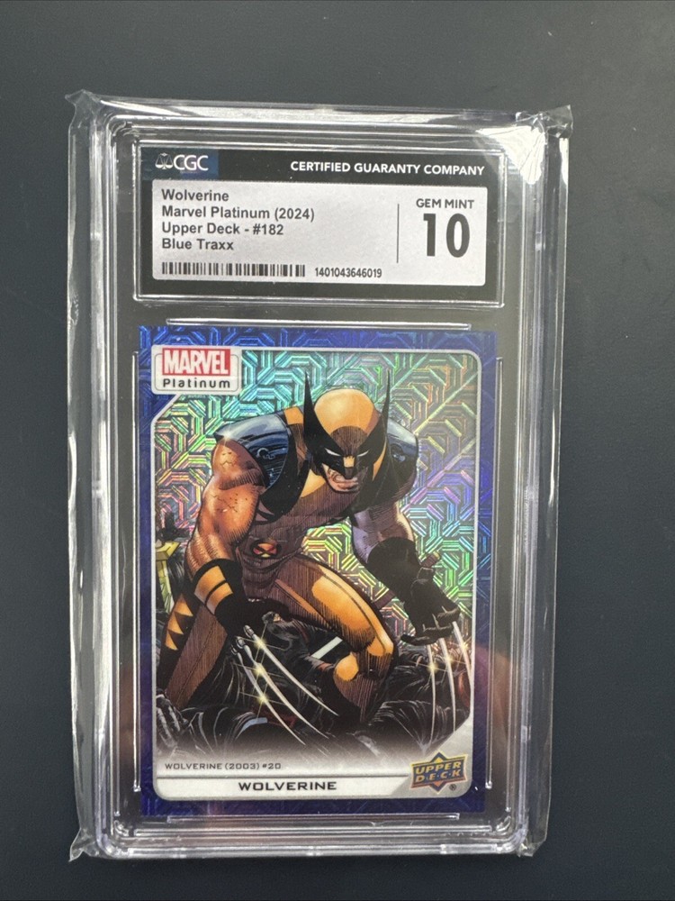 2023 Marvel Platinum Wolverine High Series Blue Traxx /499 Grade CGC 10 GEM MINT
