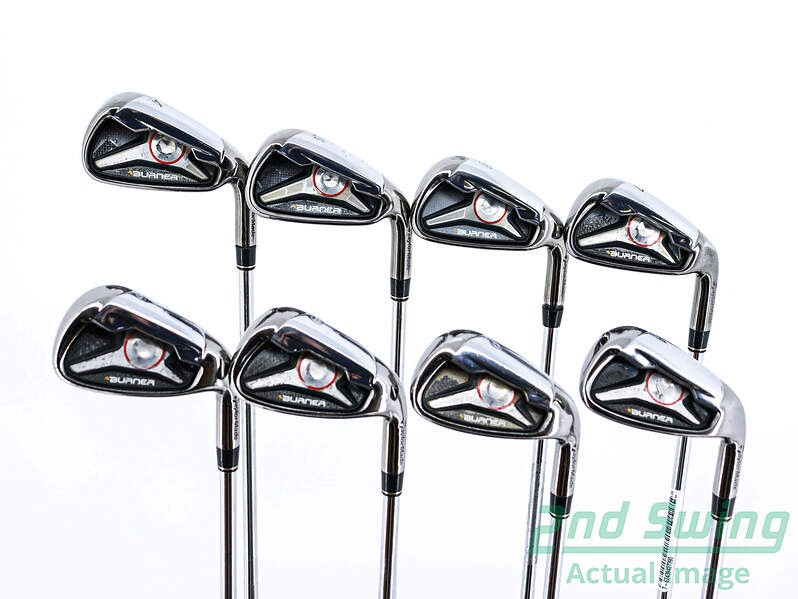 TaylorMade 2009 Burner Iron Set 4-PW AW Stiff Steel Right Handed 38.5in
