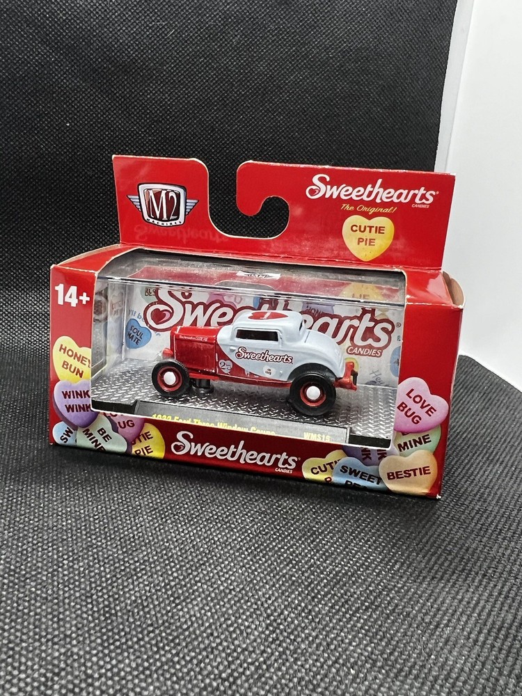 M2 Machines 2024 Sweethearts Candies “The Original!” 1932 Ford Three Window Cpe.