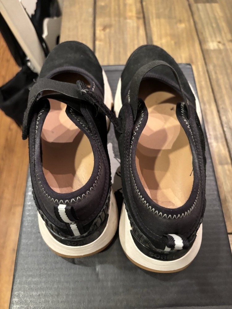 Women's Shoes Sorel KINETIC IMPACT Sneakers 1986491010 BLACK / WHITE Size 8