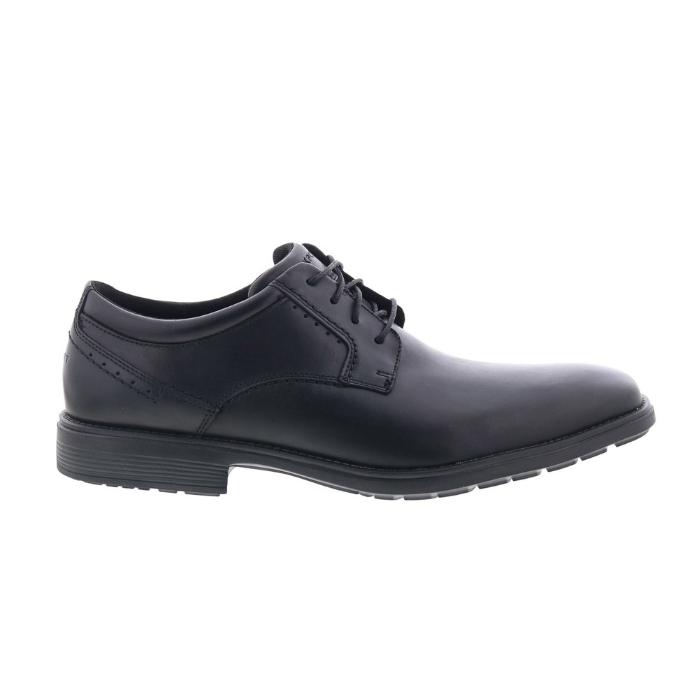 Rockport Next Gen Plain Toe Mens Black Oxfords & Lace Ups Plain Toe Shoes