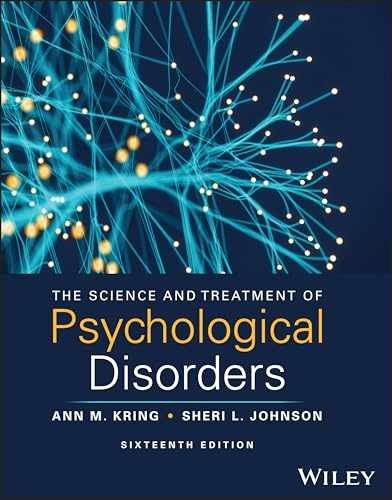 The Science and Treatment of - Paperback, by Kring Ann M.; - Very Good