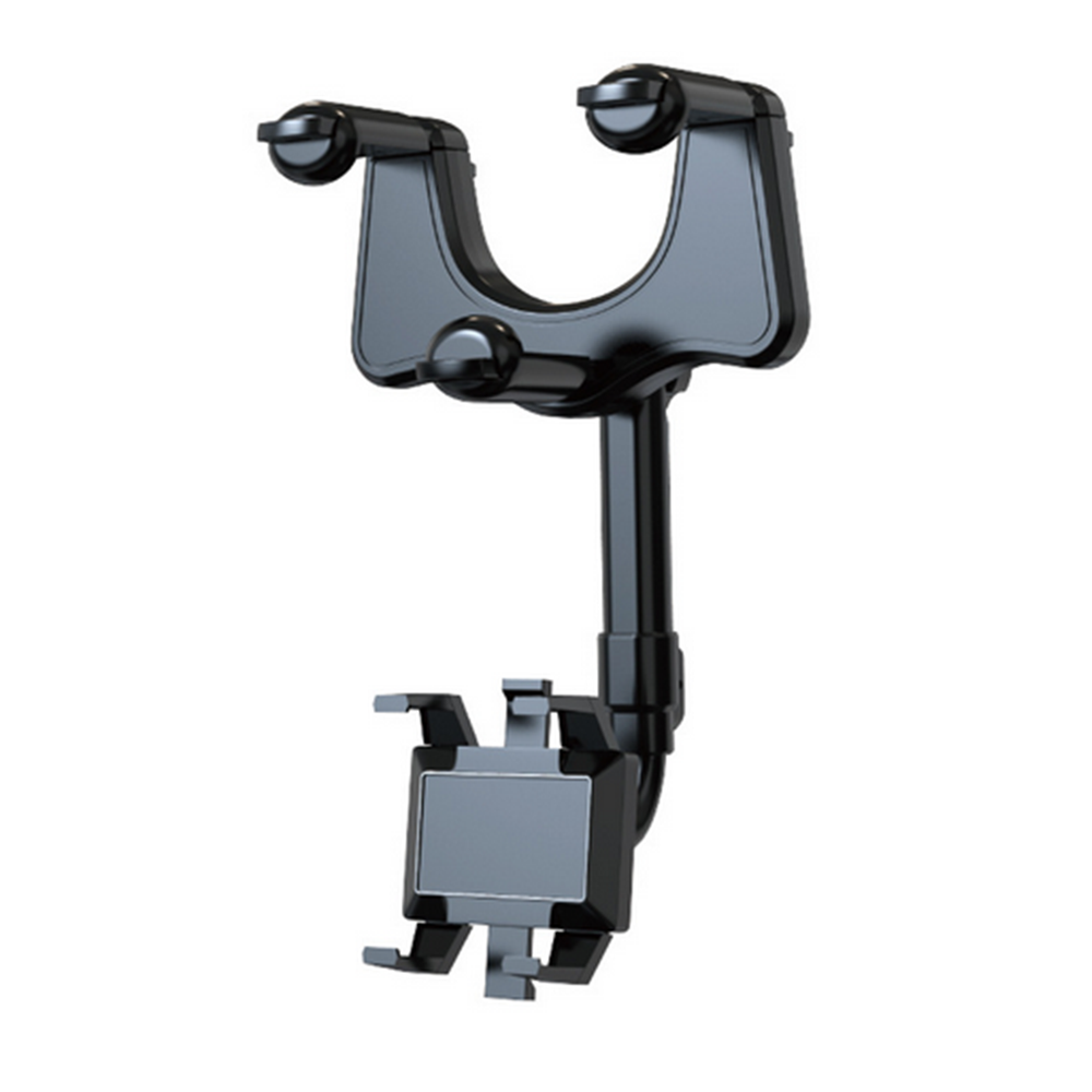 360° Car Rear View Mirror Mount Holder Stand Fit For Apple iPhone Android Phone