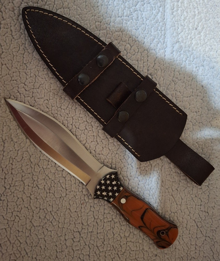 Homemade DK IPAK dagger knife 11 inch with 6 inch blade and case