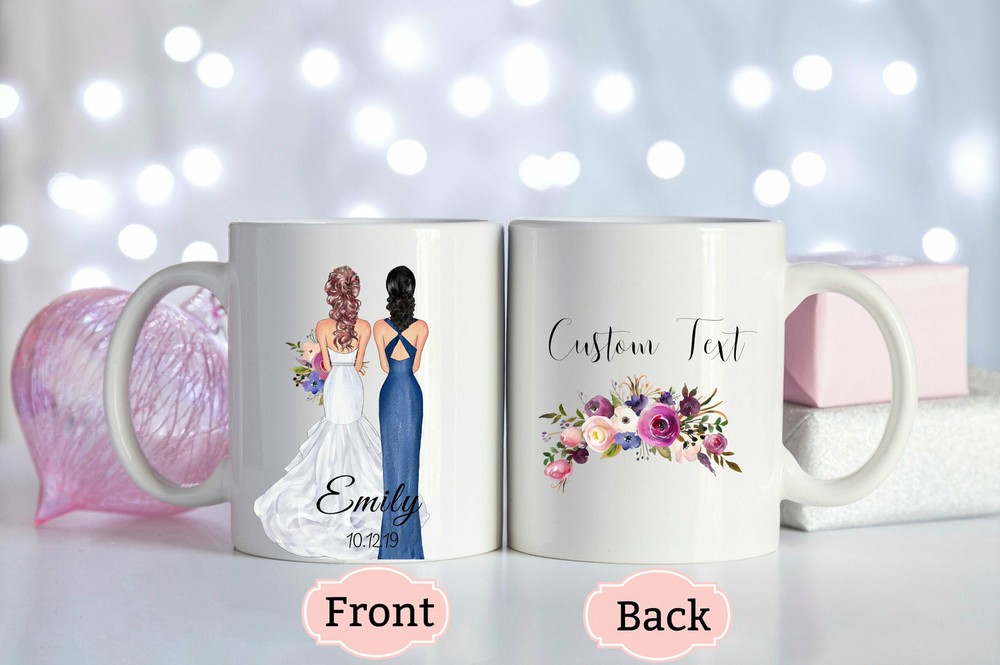 Personalized Bridesmaid Mug Bride Tribe Mug Maid Of Honor Proposal Bridesmaid