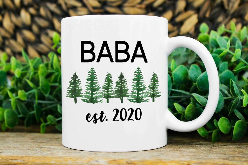New Baba Gift Personalized New Baba Mug Promoted To Baba Baba Est Mug New