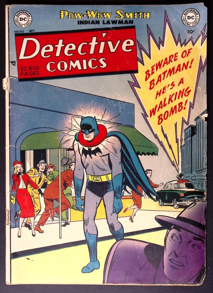 Detective Comics #163 (1950) DC | Golden Age Batman | Unrestored Raw