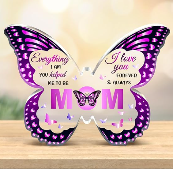 Mothers Day Gifts for Mom, Unique Mom Birthday Gift Ideas, 5X3.8 in Butterfly-image