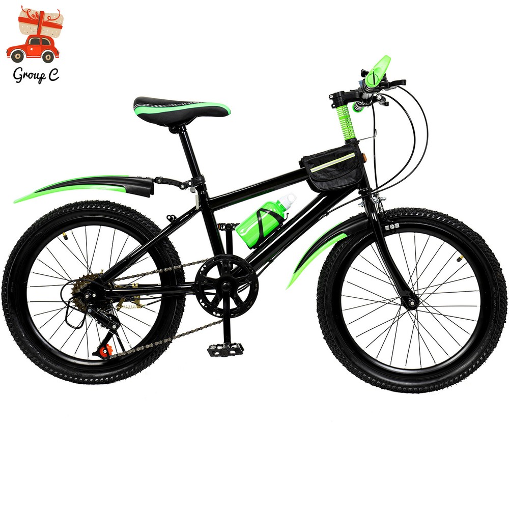 20 Inch Child City Bike 7 Speeds Kids Mountain Bike Double Disc Brake Bicycle